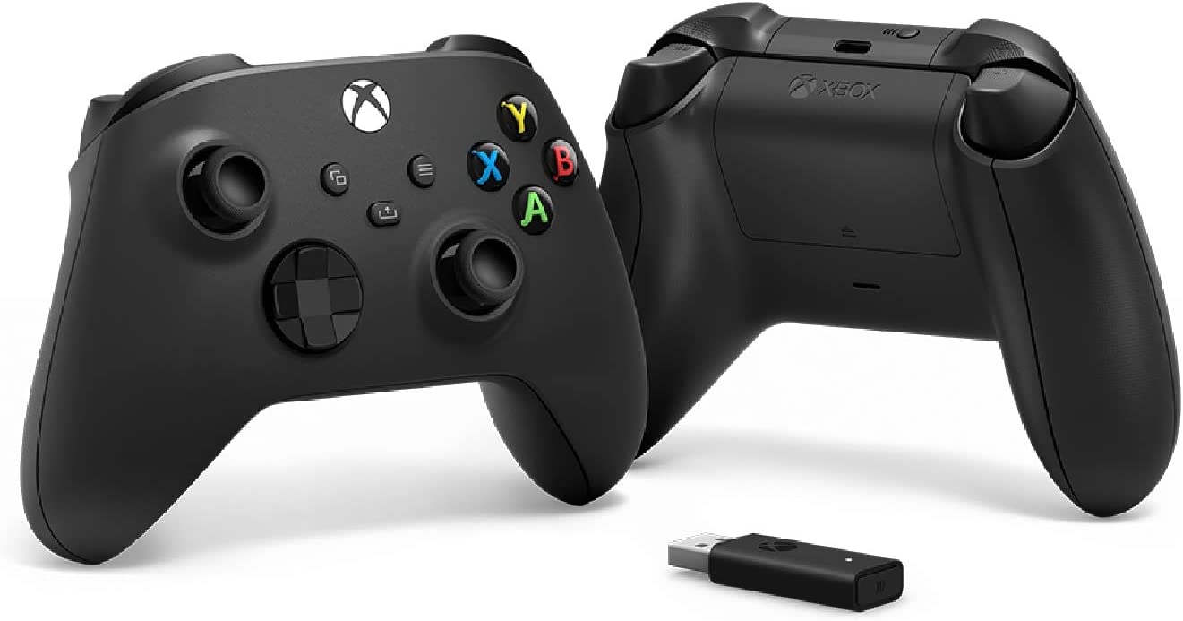 Microsoft Xbox Wireless Controller + Wireless Adapter for Windows (Xbox Series X/