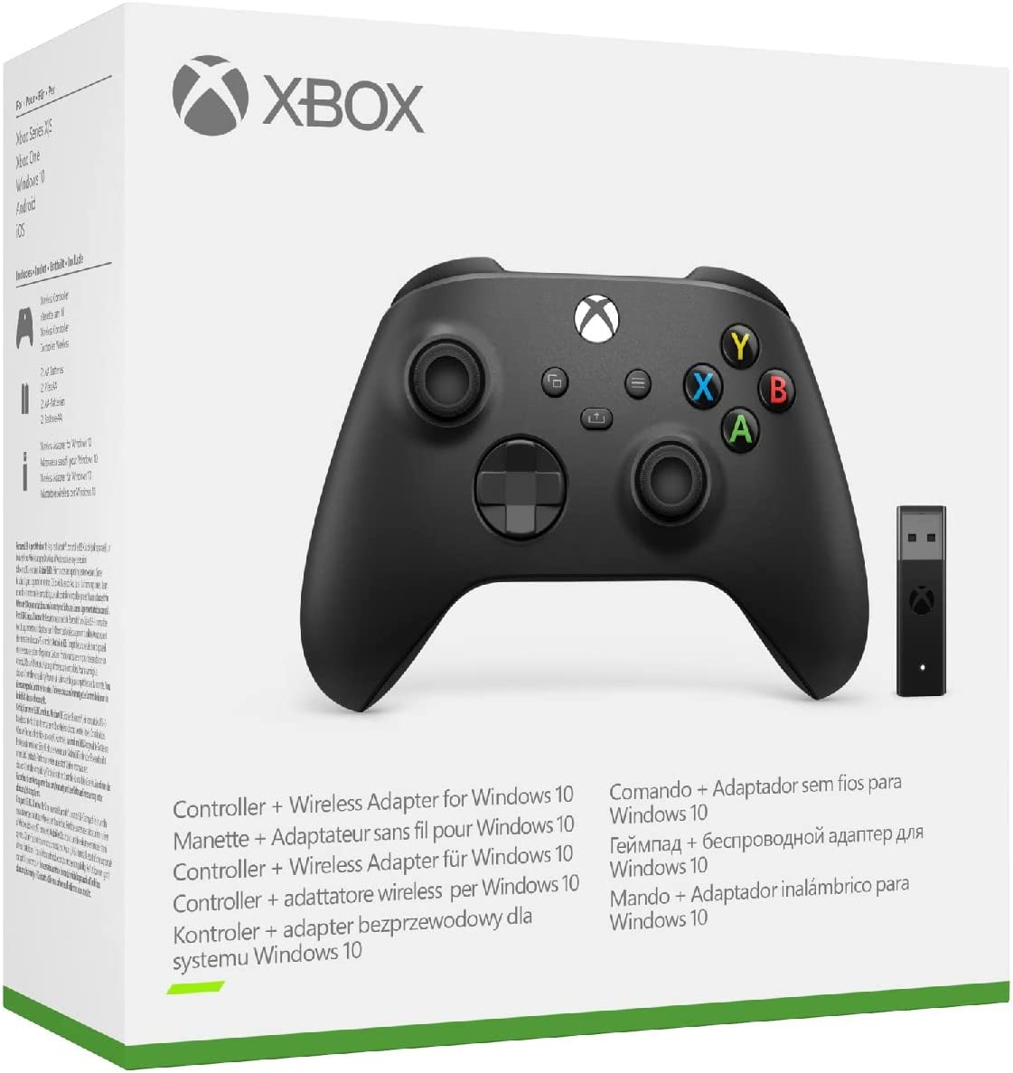Microsoft Xbox Wireless Controller + Wireless Adapter for Windows (Xbox Series X/
