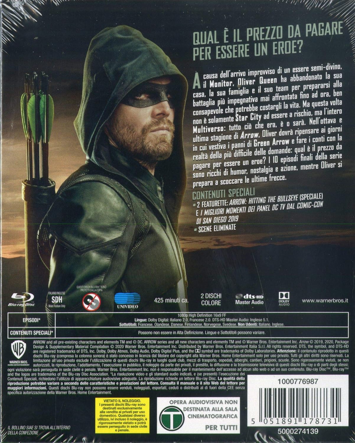 Arrow: L'Ottava Stagione Completa (Bs)