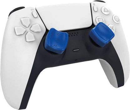 Gioteck SMP PS5 – Thumb Grips PS5 Megapack Caps/Caps/Protective Silicone for Playstation 5 Joysticks – Non-Slip – Aiming Aid – PS5 Controller Protector (3 Pack) White/Blue/Black Pack_PS5