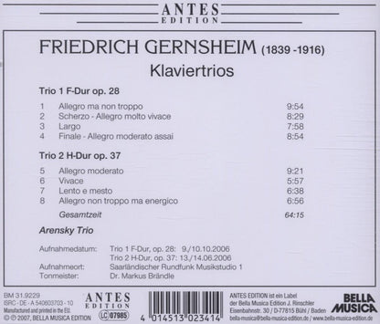 Klaviertrios Von Gernsheim