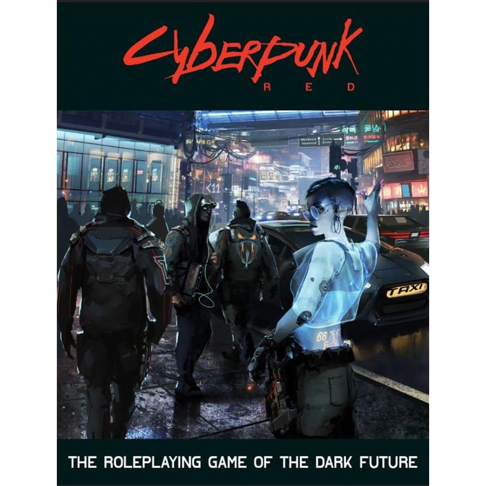 R. Talsorian Games | Cyberpunk Red | Roleplaying Game | 4 Players | Ages 14+ | 30 to 60 Minutes Playing Time
