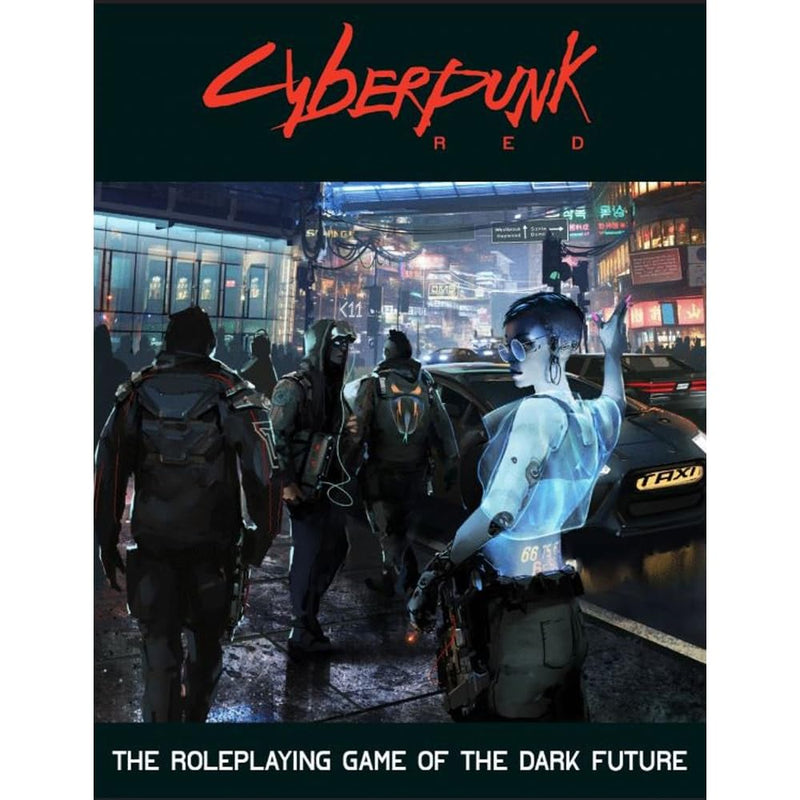 R. Talsorian Games | Cyberpunk Red | Roleplaying Game | 4 Players | Ages 14+ | 30 to 60 Minutes Playing Time