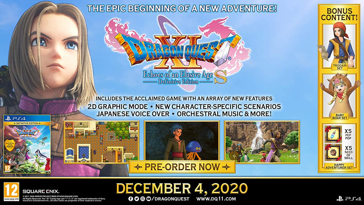 Dragon Quest XI S: Echoes Of An Elusive Age - Definitive Edition (PS4
