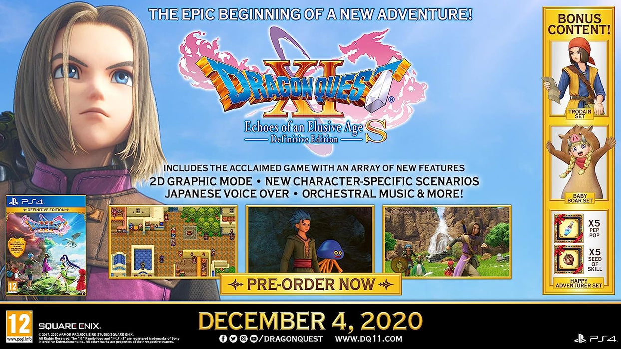 Dragon Quest XI S: Echoes Of An Elusive Age - Definitive Edition (PS4