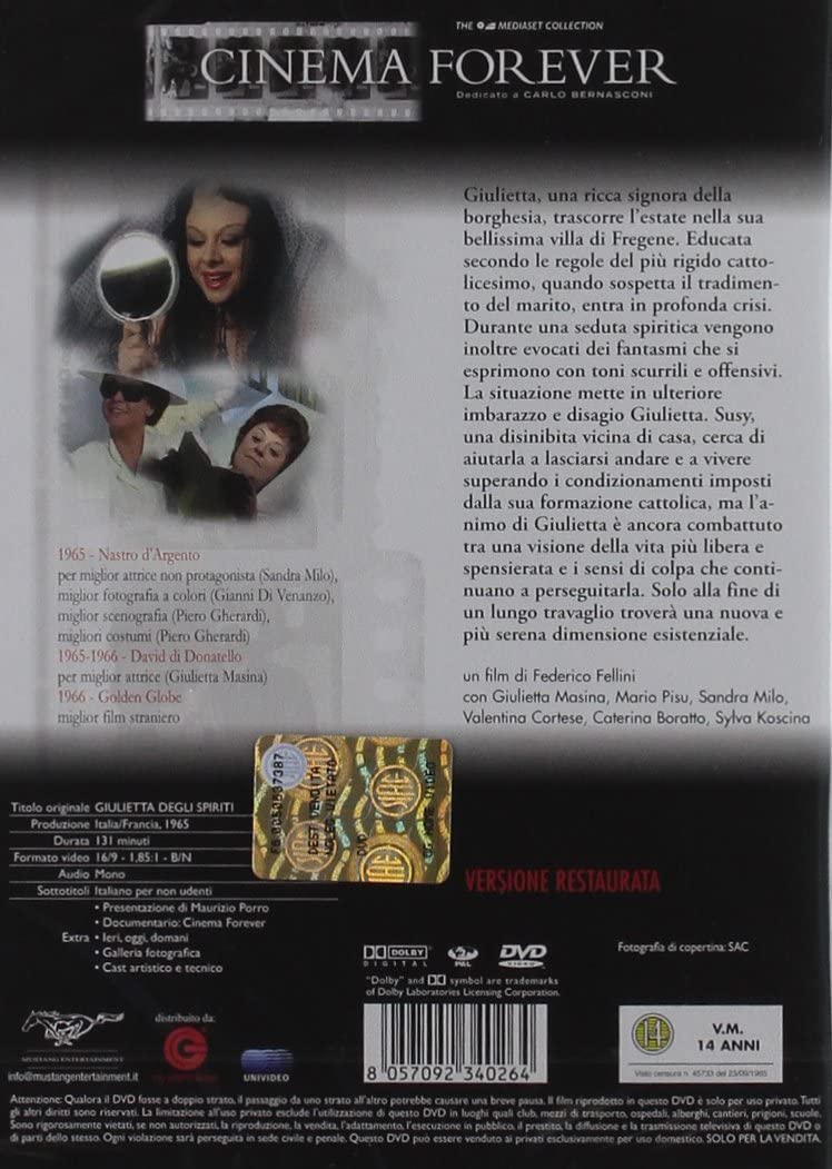 giulietta degli spiriti dvd Italian Import