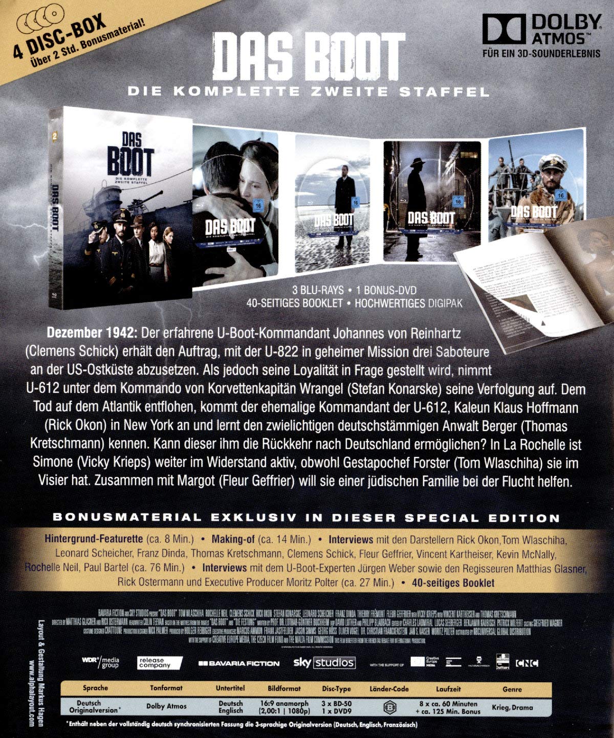 Das Boot - Staffel 2 (Serie) Blu-ray Limited Special Edition