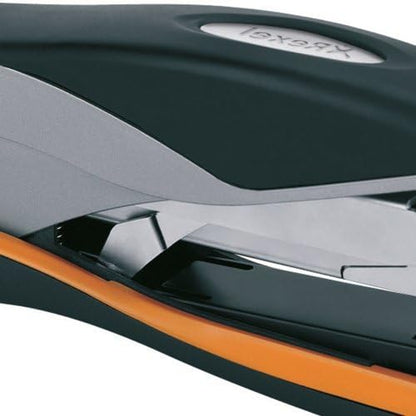 Rexel Optima 40 Low Force Stapler, 40 Sheet Capacity, Flat Clinch Stapling, 26/6 Staples Included, Silver/Black & No.56 26/6 mm Standard Staples, for Stapling up to 20 Sheets, Box of 1000