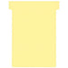 Nobo T-Cards Tab Top 15mm W92x Bottom W80x Full H120mm Size 3 Yellow Ref 32938915
