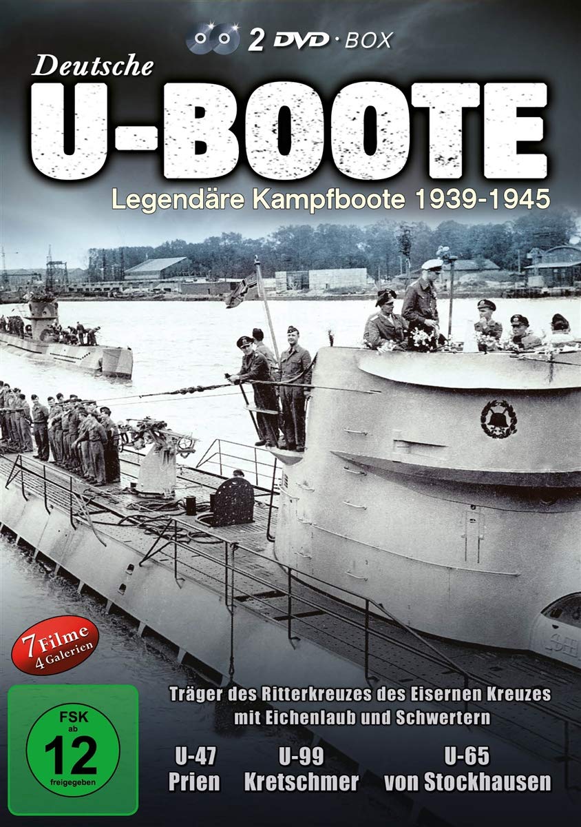 Deutsche U-Boote im 2. Weltkrieg-Legendäre Kampfboote 1939-1945-Das Boot-(2 DVD BOX