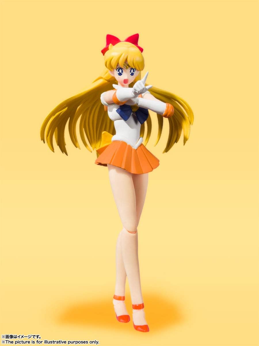 TAMASHII NATIONS - Sailor Venus (Animation Color Edition) Pretty Guardian Sailor Moon, Bandai S.H. Figuarts