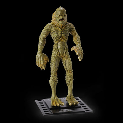 Bendyfigs Creature From The Black Lagoon by The Noble Collection - Officially Licensed 19cm Gill-Man Bendable Toy Posable Collectable Doll Figures With Stand - For Kids & Adults