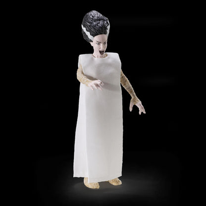 The Noble Collection BendyFigs Bride Of Frankenstein Officially Licensed 19cm Bendable Toy Posable Collectable Doll Figures With Stand - For Kids & Adults,White