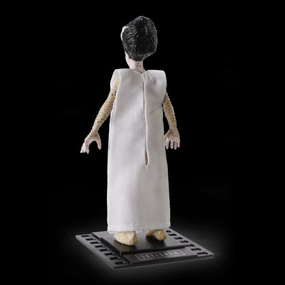 The Noble Collection BendyFigs Bride Of Frankenstein Officially Licensed 19cm Bendable Toy Posable Collectable Doll Figures With Stand - For Kids & Adults,White