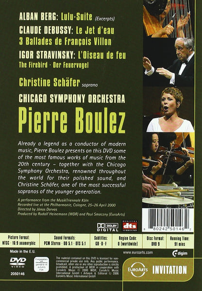 Pierre Boulez - Modern Classics (NTSC
