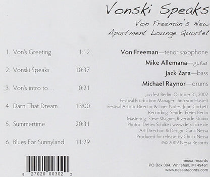 Vonski Speaks