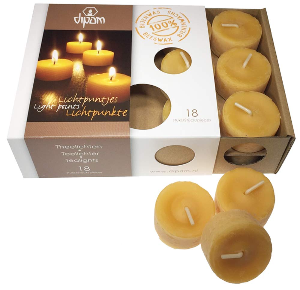(Pack Of 5) Wood-knit-bee - 18 Tealights - TL18 - (18lights