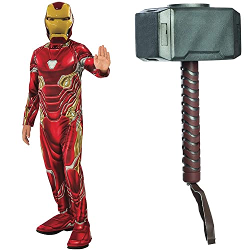 Rubie's Official Marvel Avengers Endgame Iron Man Classic Childs Costume, Kids Superhero Fancy Dress