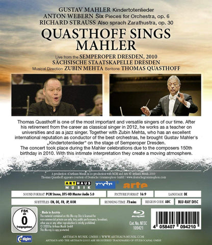 Thomas Quastoff - Quastoff Sings Mahler (Region 0