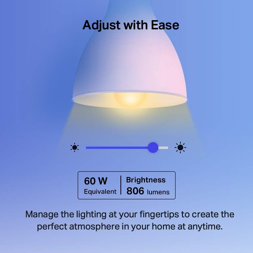 TP-Link Tapo Smart Bulb, Smart WiFi LED Light, B22, 8.7W, Works with Amazon Alexa(Echo and Echo Dot) and Google Home, Colour-Changeable, No Hub Required (Tapo L530B) , Multicolor Colour-Changeable B22