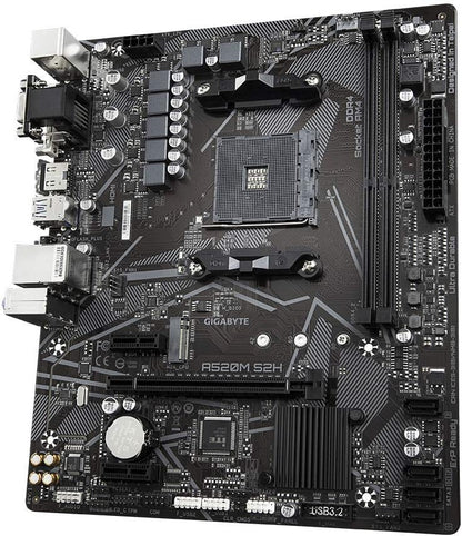 GIGABYTE A520M S2H mATX Motherboard for AMD AM4 CPUs