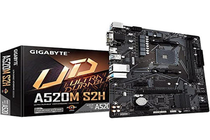 GIGABYTE A520M S2H mATX Motherboard for AMD AM4 CPUs