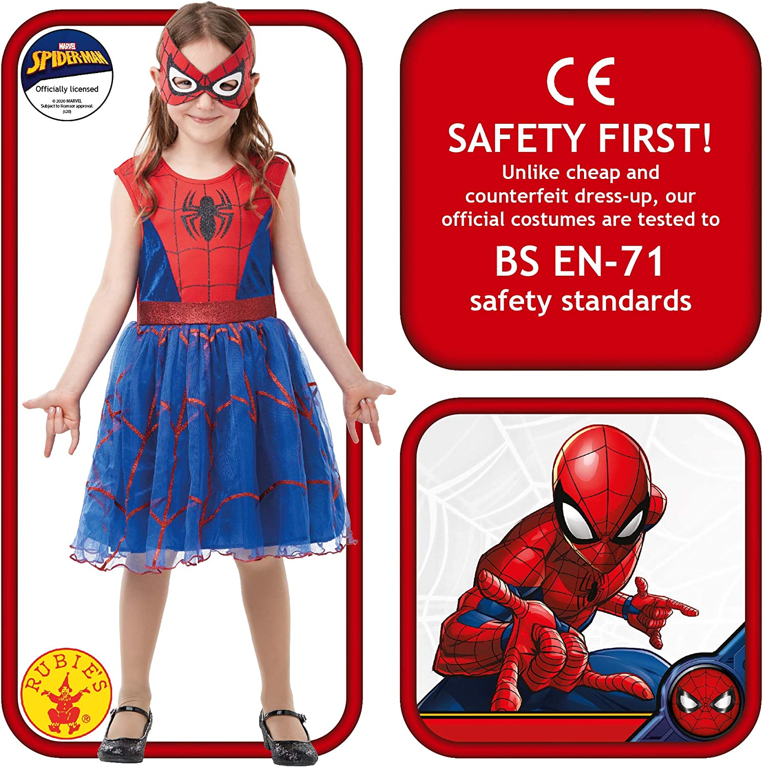 Rubie's Official Marvel Spider-Girl Deluxe Child's Costume