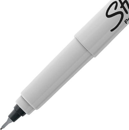 Sharpie Permanent Markers | Ultra Fine Point for Precise Marks | Black Ink | 2 Marker Pens