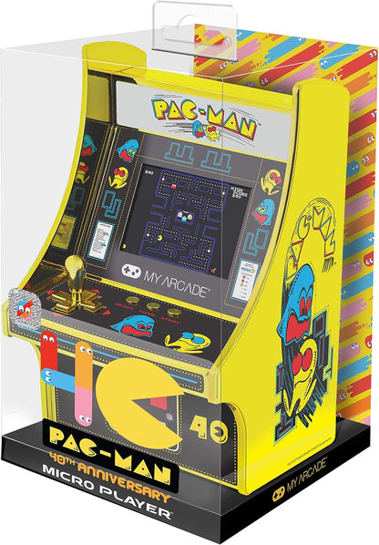 6.75" COLLECTIBLE RETRO PAC-MAN 40TH ANNIVERSARY MICRO PLAYER (PREMIUM EDITION