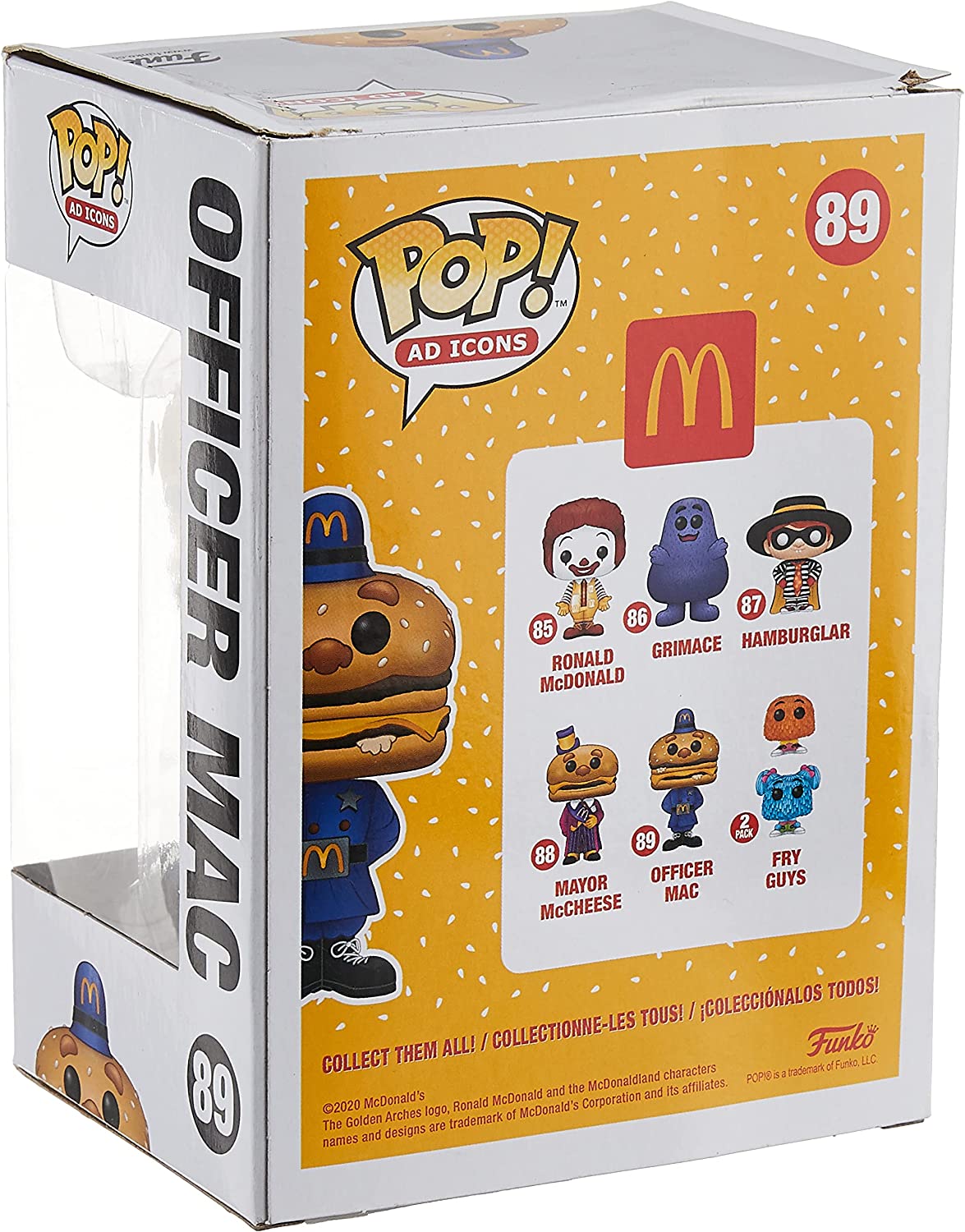 Funko Pop! Ad Icons: McDonald's - Officer Big Mac, Multicolor (45726