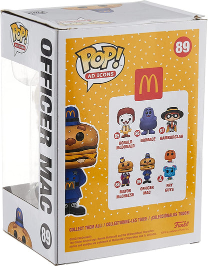 Funko Pop! Ad Icons: McDonald's - Officer Big Mac, Multicolor (45726
