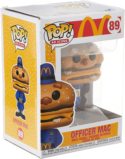 Funko Pop! Ad Icons: McDonald's - Officer Big Mac, Multicolor (45726