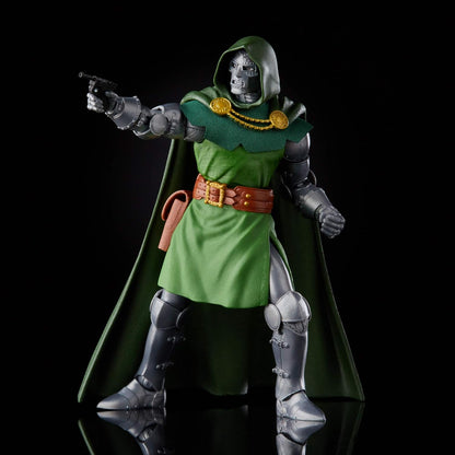 Marvel Vintage 6-Inch-Scale Dr. Doom Fantastic 4 Action Figure Toy, 10 Accessories, For Kids Ages 4 And Up, Green, Purple