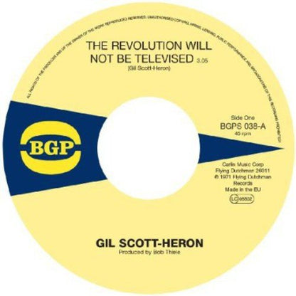 The Revolution Will Not Be Televised / Home Is Where The Hatred