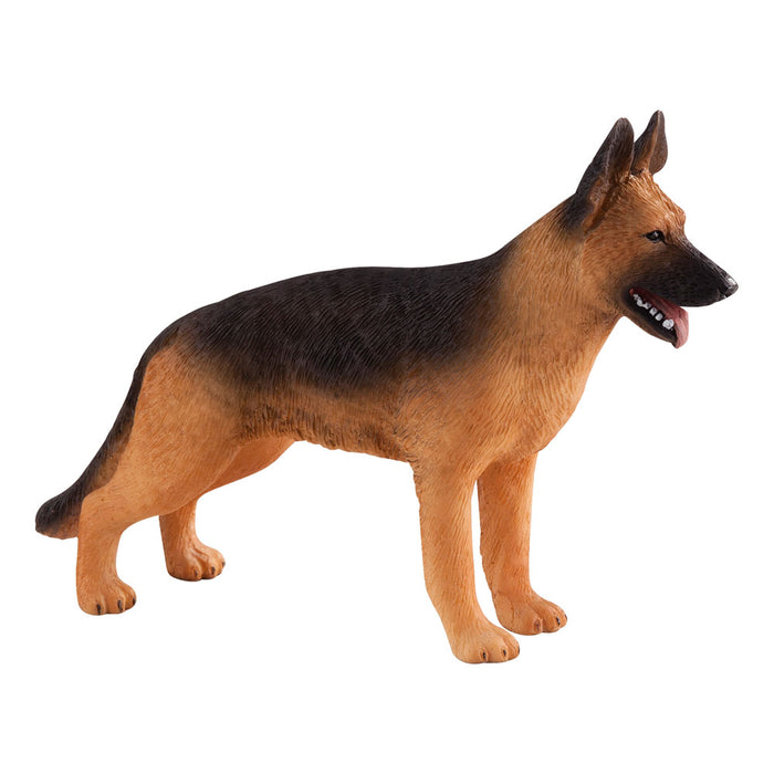 ANIMAL PLANET Farm Life German Shepherd Dog Toy Figure, Black/Brown (387260)