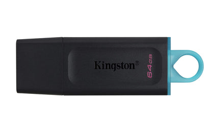 Kingston DataTraveler Exodia DTX/64GB Flash Drive USB 3.2 Gen 1 - with Protective Cap and Keyring in Multiple Colours