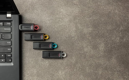 Kingston DataTraveler Exodia DTX/64GB Flash Drive USB 3.2 Gen 1 - with Protective Cap and Keyring in Multiple Colours
