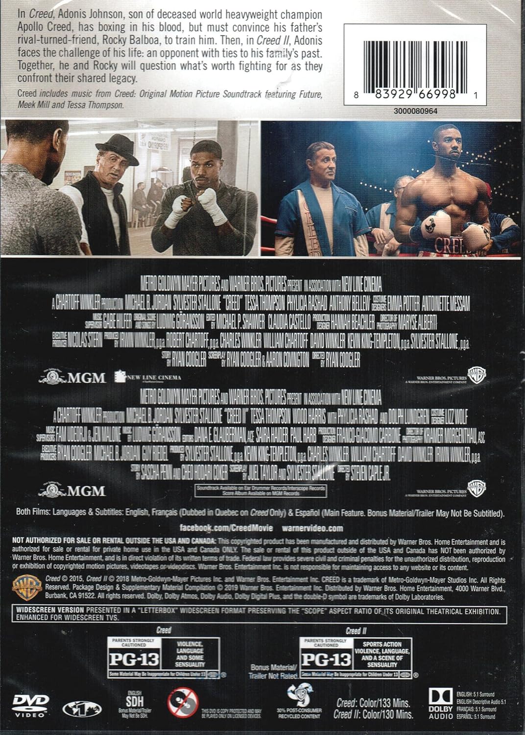 Creed: 2-Movie Collection (Creed + Creed II)