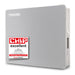 Toshiba 2TB Canvio Flex Portable External Hard Drive for Mac, Windows PC and Tablet use, compatible with most USB-C and USB-A devices, Silver (HDTX120ESCAA) Canvio Flex 2TB