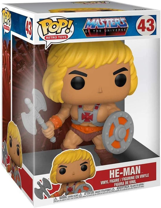 Funko Masters Of the Universe 10" He-Man POP! Vinyl Universe-10 - Collectable Vinyl Figure - Gift Idea - Official Merchandise - Toys for Kids & Adults - TV Fans - Model Figure for Collectors