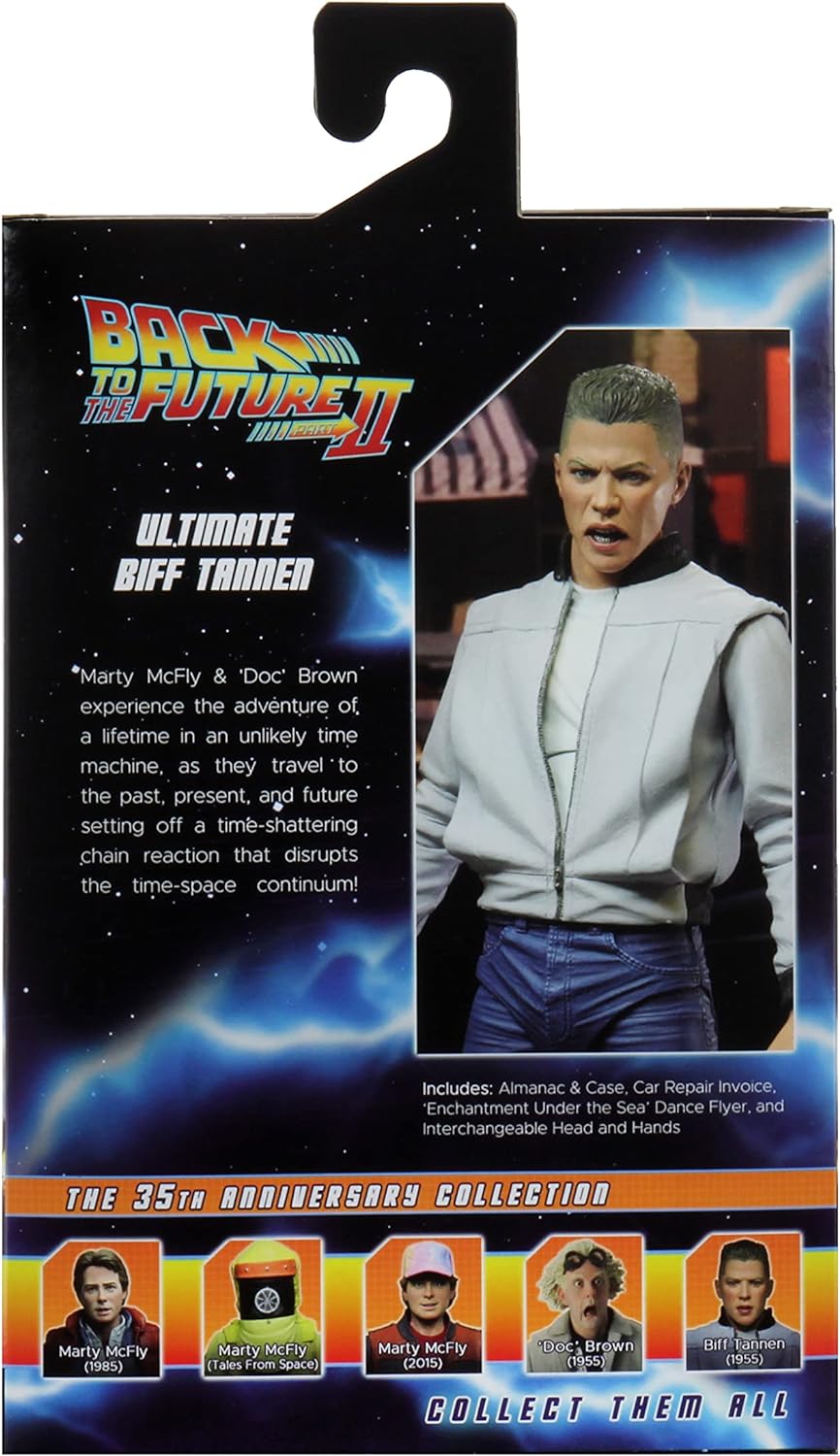 NECA - Back To The Future Biff Ultimate 7 Action Figure One Size White NECA53606
