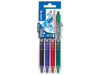 Pilot Set2Go Frixion Clicker, 0.7mm, Assorted, Pack of 4 One Size 3131910546801