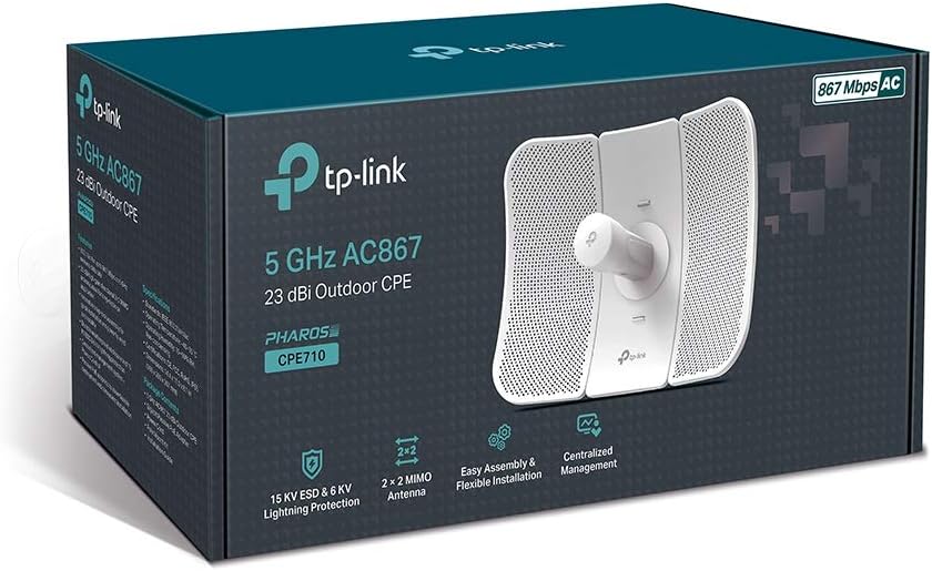 TP-Link 5GHz AC867 23 dBi Outdoor CPE Access Point