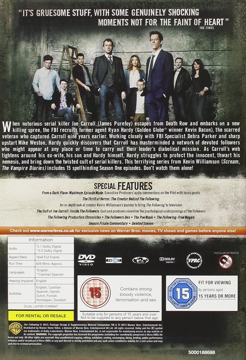 THE FOLLOWING:S1&2 (DVD/S)