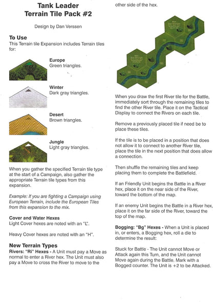 Tank Leader Series - Terrain Tile Pack #2