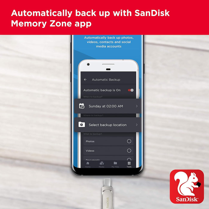 SanDisk 64GB Ultra Dual Drive Luxe USB Type-C Flash Drive all-metal with reversible USB Type-C and USB Type-A connectors, for smartphones, tablets, Macs and computers