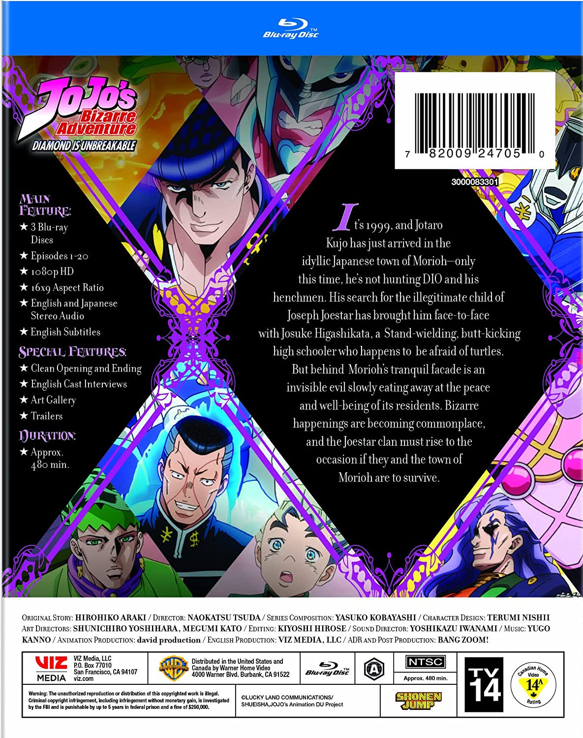JoJo’s Bizarre Adventure Set 4: Diamond Is Unbreakable Part 1