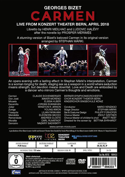 Bizet: Carmen - Claude Eichenberger; Xavier Moreno; Berner Symphonie orchester; Mario Venzago (Region
