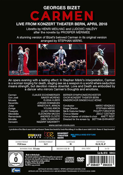 Bizet: Carmen - Claude Eichenberger; Xavier Moreno; Berner Symphonie orchester; Mario Venzago (Region