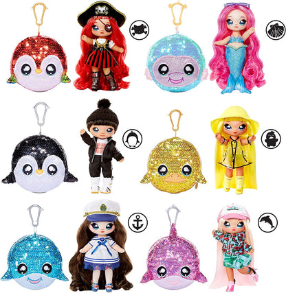 MGA Entertainment Surprise 2-in-1 Fashion Sparkly Pailletten Geldbörse Sparkle Serie
